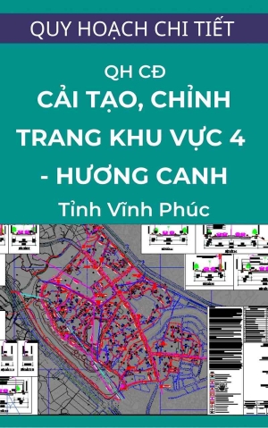 Quy hoạch cấp điện cải tạo, chỉnh trang khu vực 4 Thị trấn Hương Canh