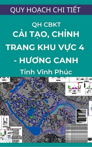 Quy hoạch chuẩn bị kỹ thuật khu vực 4 Thị trấn Hương Canh