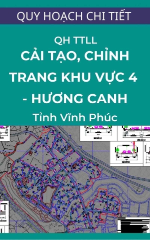 Quy hoạch hệ thống thông tin liên lạc cải tạo, chỉnh trang khu vực 4 Thị trấn Hương Canh