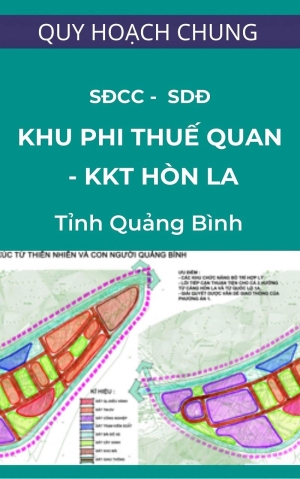 Sơ đồ cơ cấu - sử dụng đất khu phi thuế quan khu kinh tế Hòn La - Quảng Bình