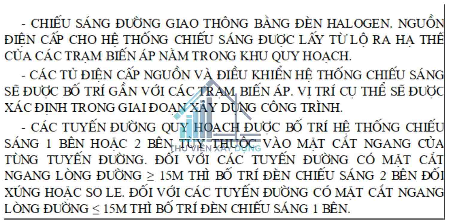 Giải pháp quy hoạch chiếu sáng đường giao thông