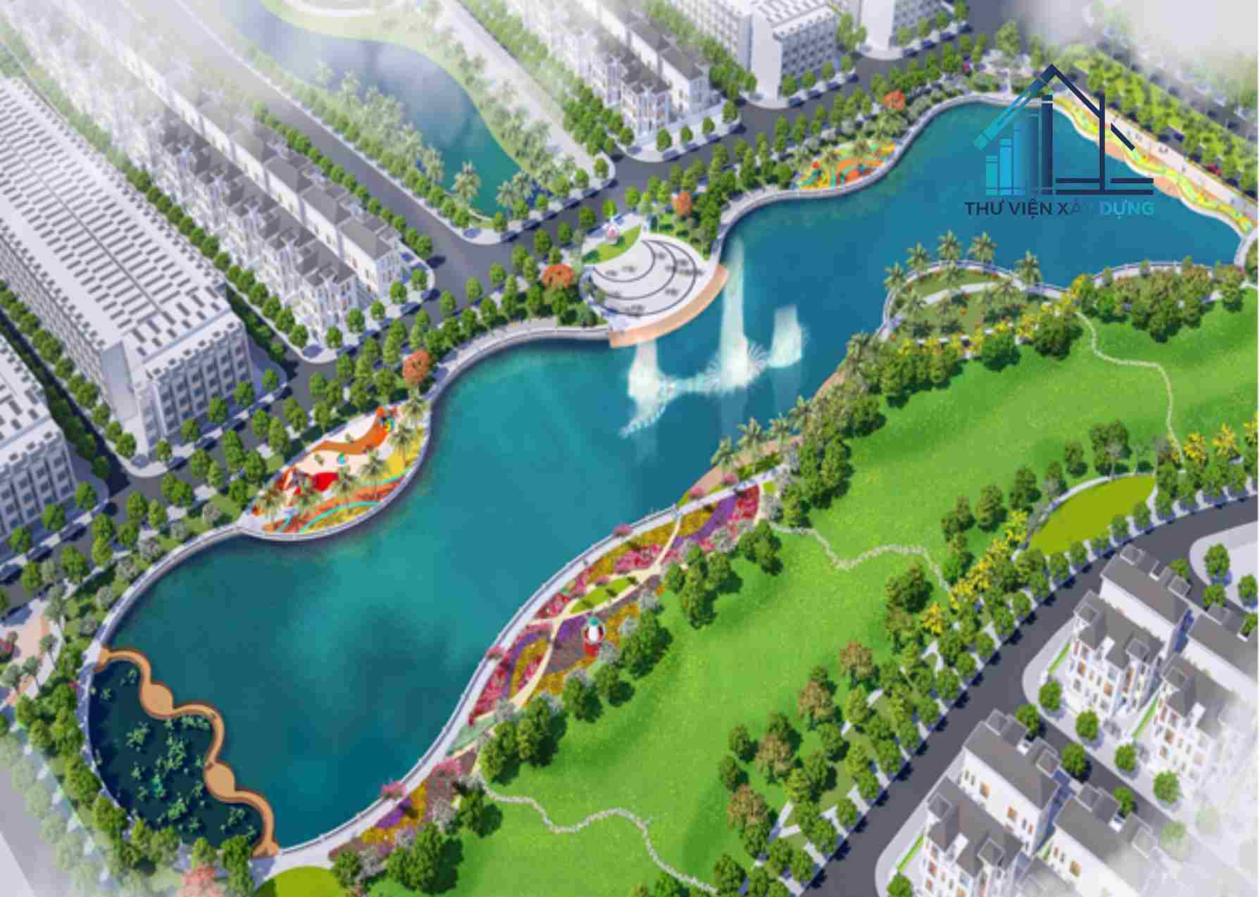 Hình ảnh minh họa quy hoạch phân khu khu đô thị Bắc Cầu Hàn