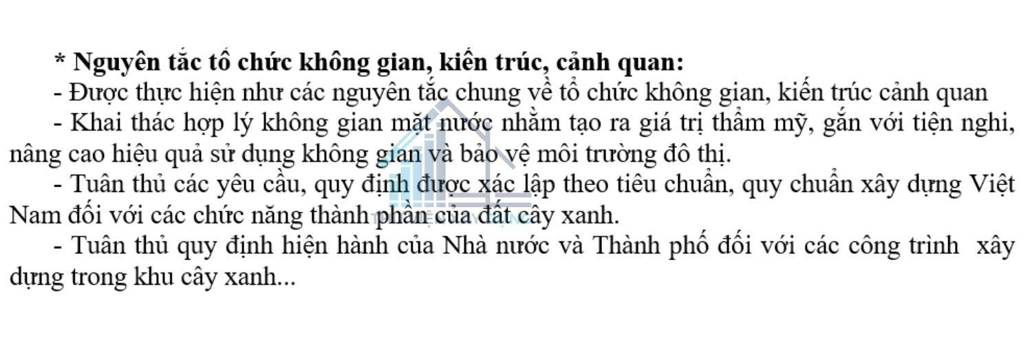 Nguyên tắc tổ chức không gian, kiến trúc, cảnh quan