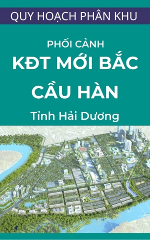 Phối cảnh tổng thể khu đô thị mới Bắc cầu Hàn