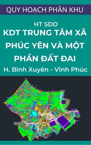 Hiện trạng sử dụng đất KĐT trung tâm xã Phúc Yên và một phần đất đai thuộc huyện Bình Xuyên