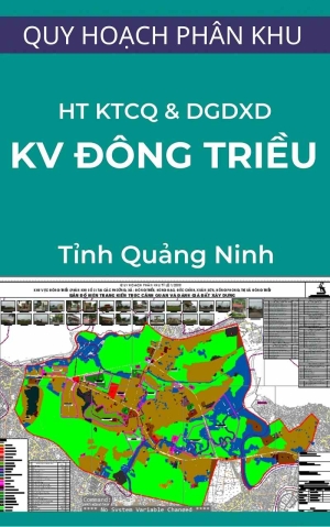 Bản đồ hiện trạng kiến trúc cảnh quan và đánh giá đất xây dựng khu vực Đông Triều - Quảng Ninh