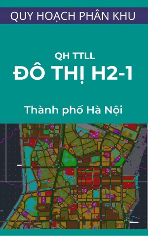 Bản đồ quy hoạch thông tin liên lạc khu đô thị H2-1