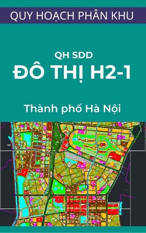 quy hoạch tổng mặt bằng sử dụng đất khu đô thị H2-1