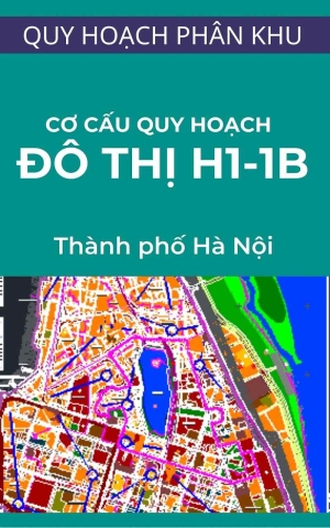 cơ cấu quy hoạch tổng mặt bằng sử dụng đất khu đô thị h1-1b