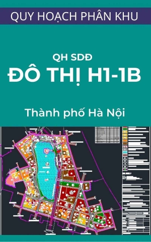 quy hoạch tổng mặt bằng sử dụng đất khu đô thị H1-1B