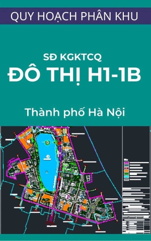 Tổ chức không gian kiến trúc cảnh quan khu đô thị H1-1B
