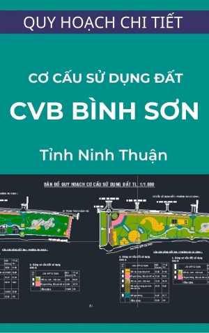 Cơ cấu sử dụng đất Công viên biển Bình Sơn