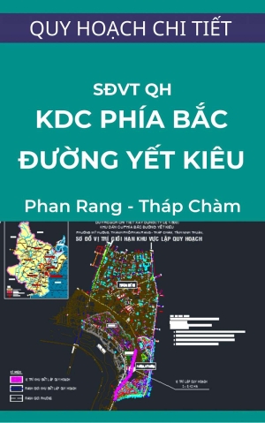 Vị trí giới hạn quy hoạch khu dân cư phía Bắc đường Yết Kiêu, Tp. Phan Rang - Tháp Chàm