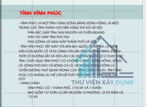 vị trí vĩnh phúc