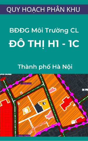 Bản đồ đánh giá môi trường chiến lược khu đô thị H1-1C (Khu vực còn lại của quận Hoàn Kiếm) - Quy hoạch phân khu, Tỷ lệ 1/2000