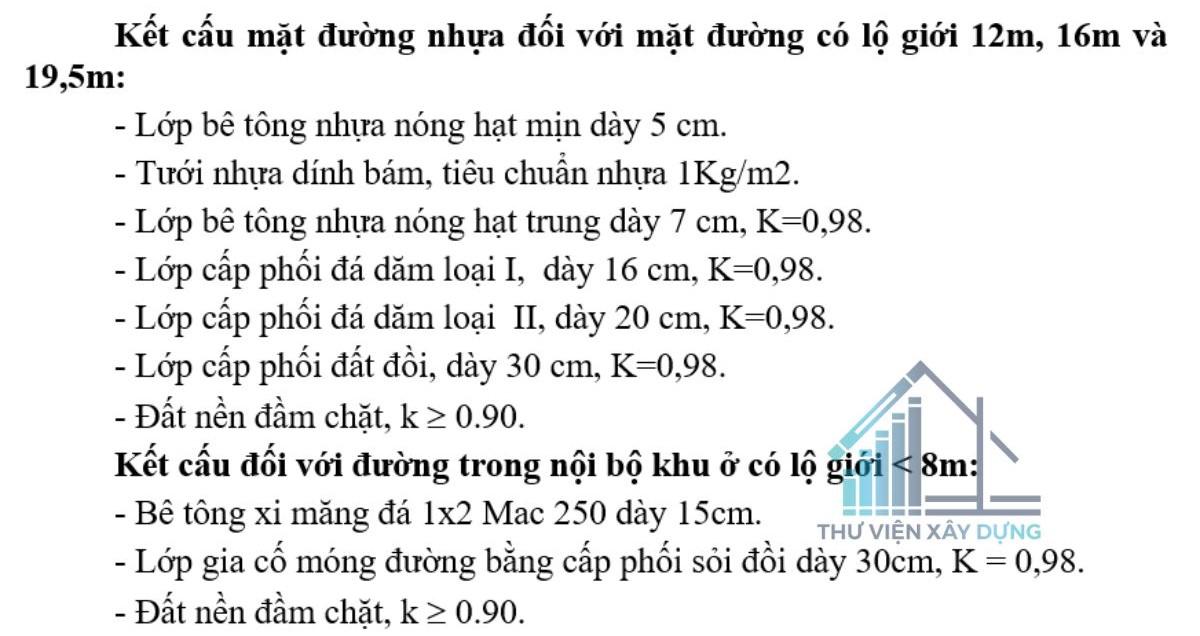 kết cấu mặt đường giao thông