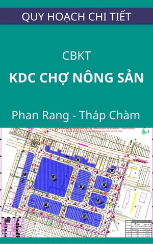 quy hoạch chuẩn bị kỹ thuật đất xây dựng khu dân cư Chợ nông sản Phan Rang
