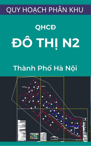 Bản đồ quy hoạch cấp điện phân khu đô thị N2