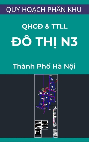 Bản đồ quy hoạch cấp điện phân khu đô thị N3 