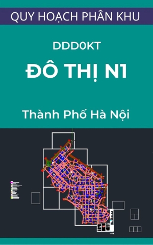 Bản đồ tổng hợp đường dây đường ống kỹ thuật phân khu đô thị N1