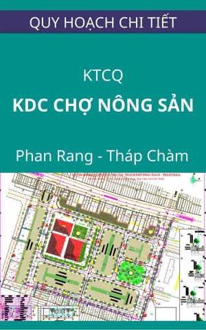 không gian kiến trúc cảnh quan minh họa mẫu nhà khu dân cư Chợ nông sản Phan Rang