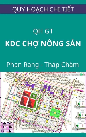 Bản đồ quy hoạch giao thông khu dân cư Chợ nông sản Phan Rang 