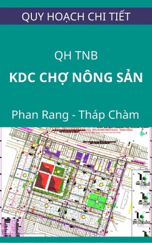 quy hoạch hệ thống thoát nước bẩn khu dân cư Chợ nông sản Phan Rang