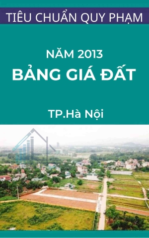 Khung giá đất Hà Nội năm 2013