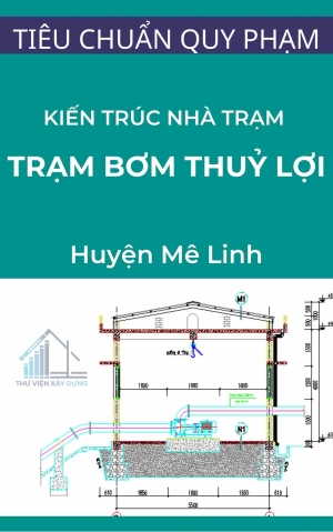 Bản vẽ kiến trúc nhà trạm trong hồ sơ báo cáo kinh tế 