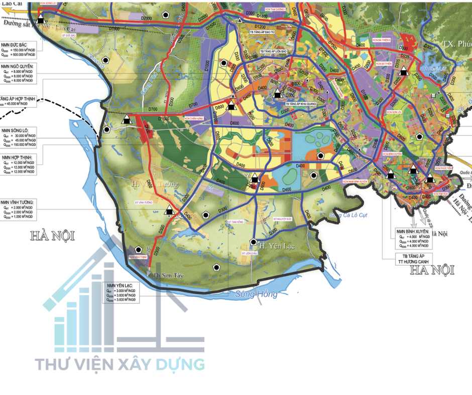 Một phần trong bản thuyết minh thuộc Bản đồ quy hoạch cấp nước