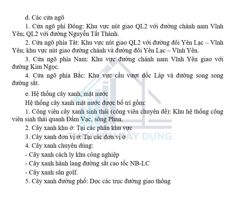 Một phần trong bản thuyết minh thuộc Bản vẽ nền phân khu A4 chuẩn
