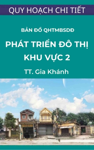 Bản đồ quy hoạch tổng mặt bằng sử dụng đất – Quy hoạch chi tiết tỷ lệ 1/500 cải tạo chỉnh trang và phát triển đô thị khu vực 2 tại thị trấn Gia Khánh