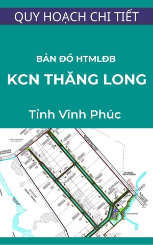 Bản đồ hệ thống mạng lưới đường bộ trong quy hoạch chi tiết xây dựng Khu công nghiệp Thăng Long Vĩnh Phúc tỷ lệ 1/2.000 (được viết tắt là TLIPIII)
