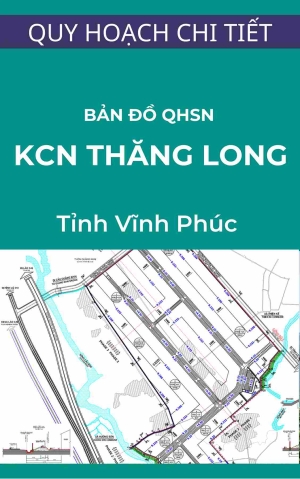 Bản đồ quy hoạch san nền trong quy hoạch chi tiết xây dựng Khu công nghiệp Thăng Long Vĩnh Phúc tỷ lệ 1/2.000 (được viết tắt là TLIPIII)