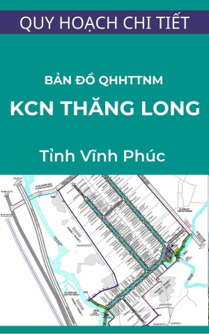 Bản đồ quy hoạch hệ thống thoát nước mưa trong quy hoạch chi tiết xây dựng Khu công nghiệp Thăng Long Vĩnh Phúc tỷ lệ 1/2.000 (được viết tắt là TLIPIII)