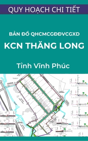 Bản đồ quy hoạch cắm mốc chỉ giới đường đỏ và chỉ giới xây dựng trong quy hoạch chi tiết xây dựng Khu công nghiệp Thăng Long Vĩnh Phúc tỷ lệ 1/2.000 (được viết tắt là TLIPIII)