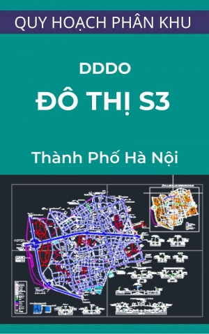 Bản đồ đường dây đường ống kỹ thuật phân khu S3 tỷ lệ 1/5000 thành phố Hà Nội