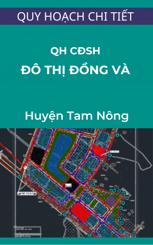 Bản đồ quy hoạch cấp điện sinh hoạt tỷ lệ 1/500 khu nhà ở đô thị Đồng Và, thị trấn Hưng Hóa, huyện Tam Nông