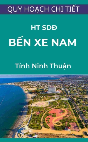 Bản đồ hiện trạng sử dụng đất khu dân cư Bến Xe Nam phường Kinh Dinh và phường Tấn Tài, TP Phan Rang – Tháp Chàm, tỉnh Ninh Thuận